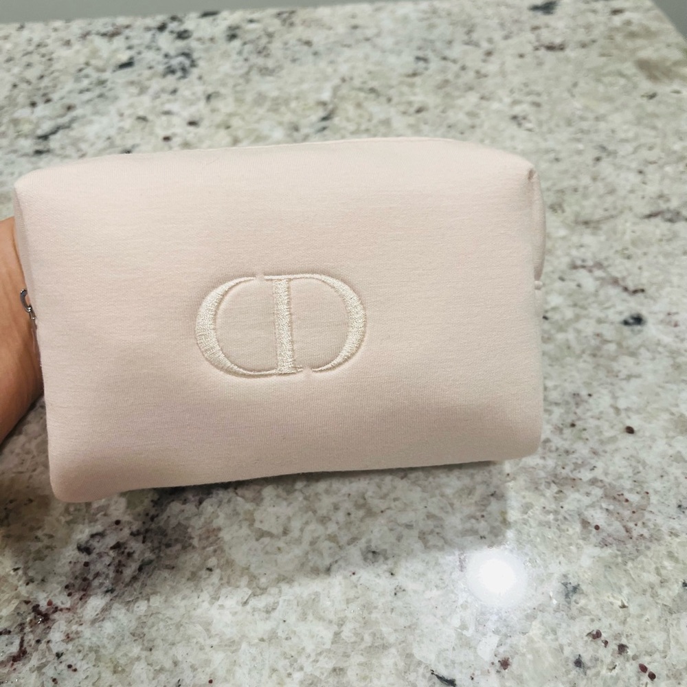 NWOT Pink Dior Cosmetic Pouch Brand New